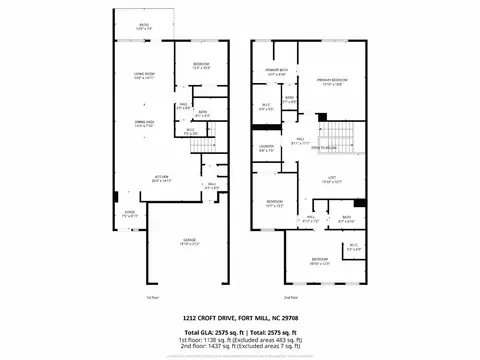 Floorplan - 1212 Croft Dr, Fort Mill, SC 29708 photo 1 of 1