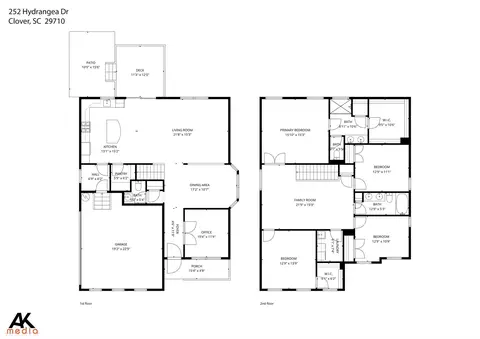 Floorplan - 252 Hydrangea Dr, Clover, SC 29710 photo 1 of 1