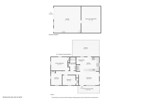 Floorplan - 105 Baird Rd, Mars Hill, NC 28754 photo 1 of 1