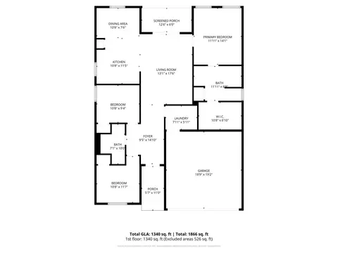 Floorplan - 181 Brixham Loop, Troutman, NC 28166 photo 1 of 1