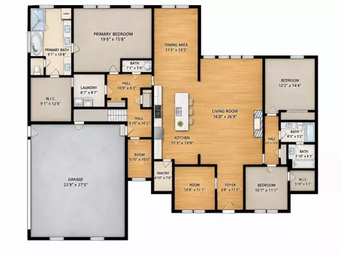 Floorplan - 153 Trinity Ct, Salisbury, NC 28147 photo 1 of 2