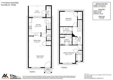Floorplan - 1114 Sienna Sand Way, Fort Mill, SC 29708 photo 1 of 1