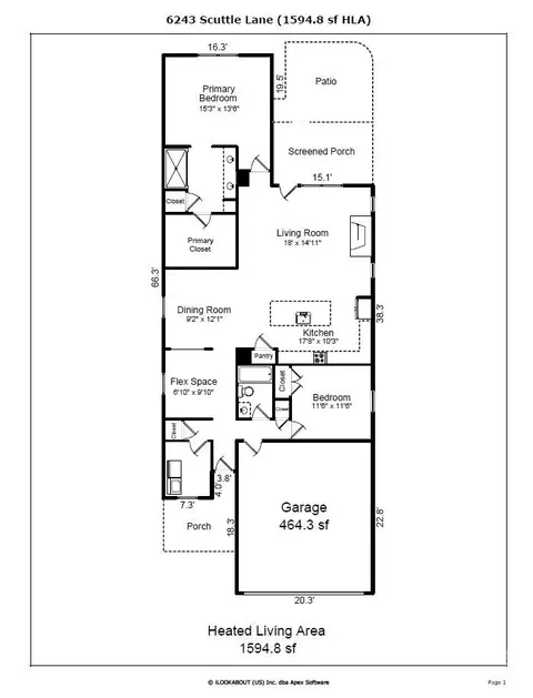 Floorplan - 6243 Scuttle Ln, Denver, NC 28037 photo 1 of 1