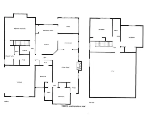 Floorplan - 793 Seipel Dr, Denver, NC 28037 photo 1 of 1
