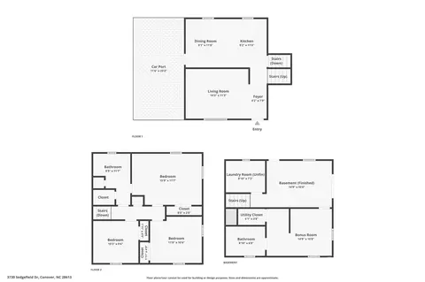 Floorplan - 3730 Sedgefield Dr, Conover, NC 28613 photo 4 of 4