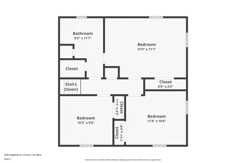 Floorplan - 3730 Sedgefield Dr, Conover, NC 28613 photo 1 of 4