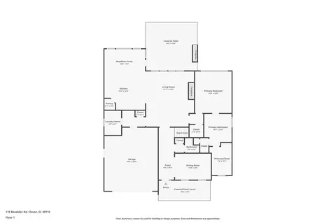 Floorplan - 115 Boxelder Rd, Clover, SC 29710 photo 1 of 2