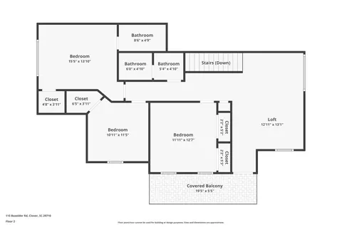 Floorplan - 115 Boxelder Rd, Clover, SC 29710 photo 2 of 2