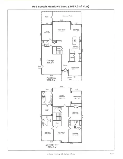 Floorplan - 966 Scotch Meadows Loop, Monroe, NC 28110 photo 1 of 1