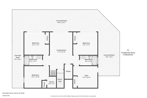 Floorplan - 80 E Valley View Dr, Marion, NC 28752 photo 1 of 3
