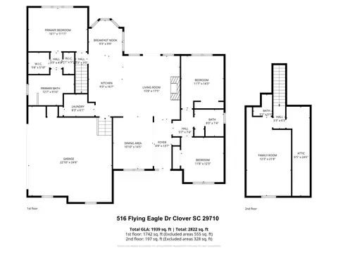 Floorplan - 516 Flying Eagle Dr, Clover, SC 29710 photo 1 of 1