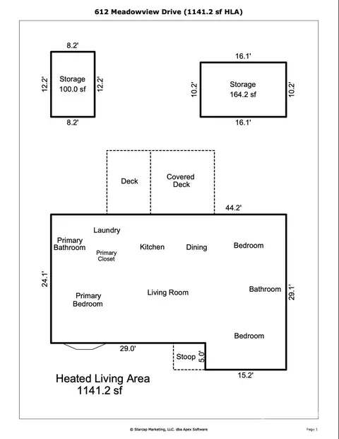 Floorplan - 612 Meadowview Dr, Monroe, NC 28110 photo 1 of 1