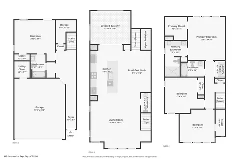 Floorplan - 957 Portrush Ln, Tega Cay, SC 29708 photo 1 of 1