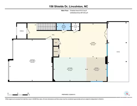 Floorplan - 156 Shields Dr, Lincolnton, NC 28092 photo 1 of 2