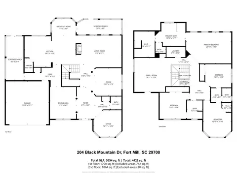 Floorplan - 204 Black Mountain Dr, Fort Mill, SC 29708 photo 1 of 1