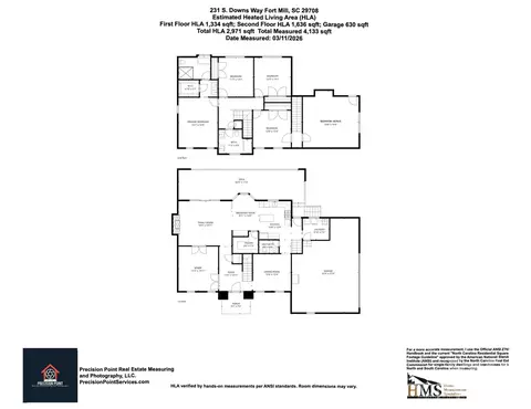 Floorplan - 231 S Downs Way, Fort Mill, SC 29708 photo 1 of 1