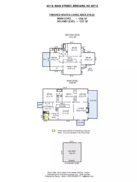 Floorplan - 431 E Main St, Brevard, NC 28712 photo 2 of 2