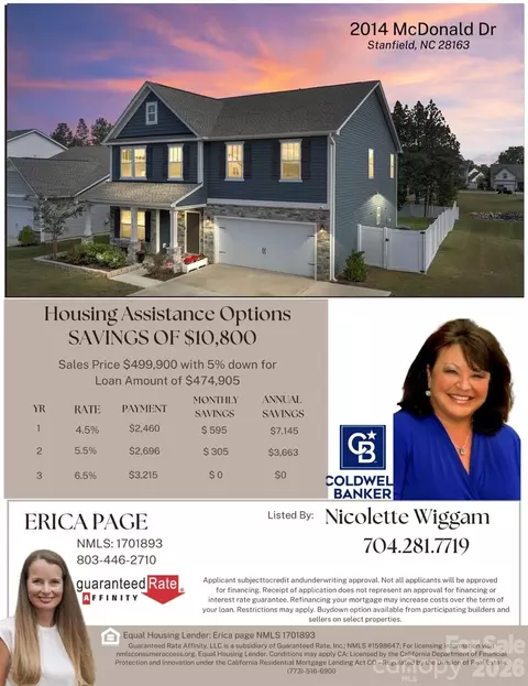 2014 Mcdonald Dr, Stanfield, NC 28163