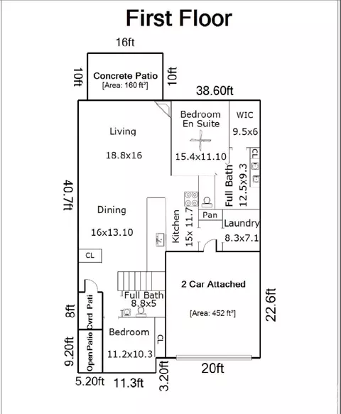 Floorplan - 21 N Christie Ct, Fletcher, NC 28732 photo 1 of 2
