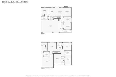 Floorplan - 2834 Bivins St, Davidson, NC 28036 photo 1 of 3