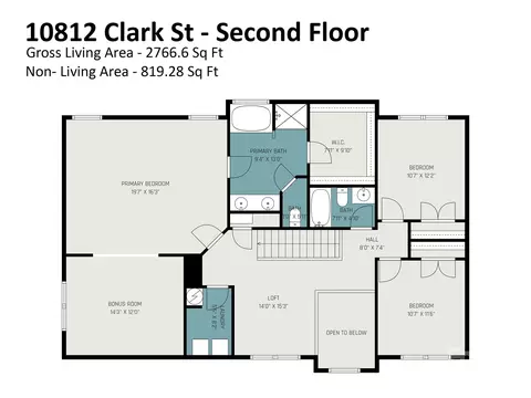 Floorplan - 10812 Clark St, Davidson, NC 28036 photo 2 of 2