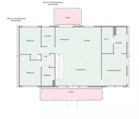 Floorplan - 33 Pilgrims Path Ln, Alexander, NC 28701 photo 1 of 2