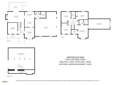 Floorplan - 12809 Pine Bluff Rd, Midland, NC 28107 photo 1 of 1