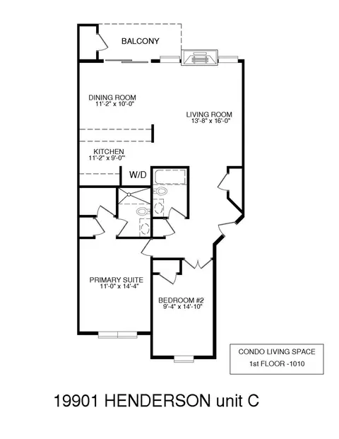 Floorplan - 19901 Henderson C Rd #C, Cornelius, NC 28031 photo 1 of 1