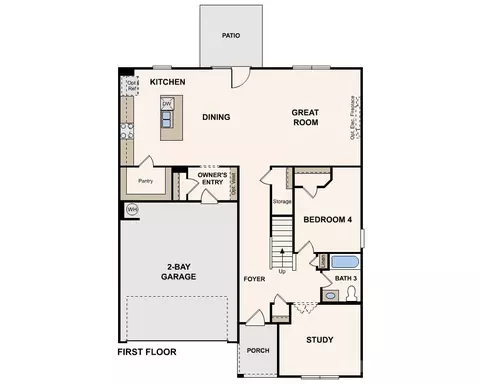 Floorplan - 2701 Blue Sky Meadows Dr, Monroe, NC 28110 photo 1 of 2