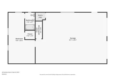 Floorplan - 48 Chambers View Dr, Clyde, NC 28721 photo 1 of 3