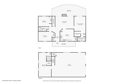 Floorplan - 48 Chambers View Dr, Clyde, NC 28721 photo 3 of 3