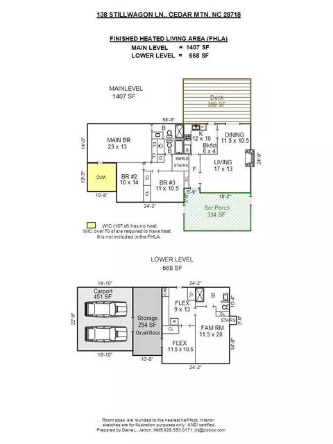Floorplan - 138 Stillwagon Ln, Cedar Mountain, NC 28718 photo 1 of 1