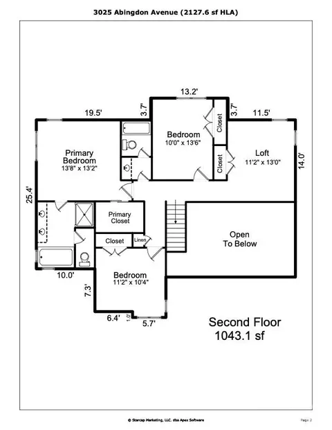 Floorplan - 3025 Abingdon Ave, Monroe, NC 28110 photo 2 of 2