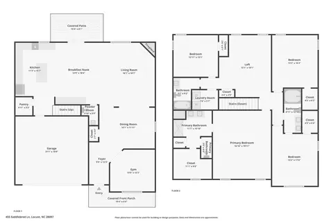 Floorplan - 455 Saddlebred Ln, Locust, NC 28097 photo 3 of 3