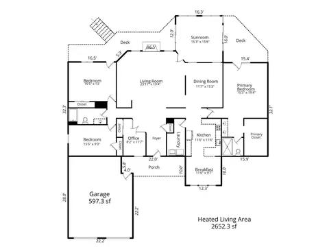 Floorplan - 26037 Windjammer Dr, Tega Cay, SC 29708 photo 1 of 1