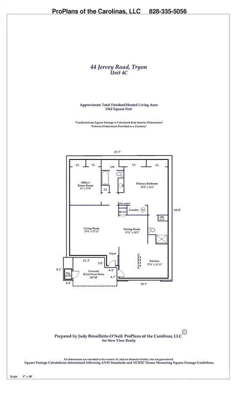 Floorplan - 44 Jervey 4c Rd #4C, Tryon, NC 28782 photo 1 of 1