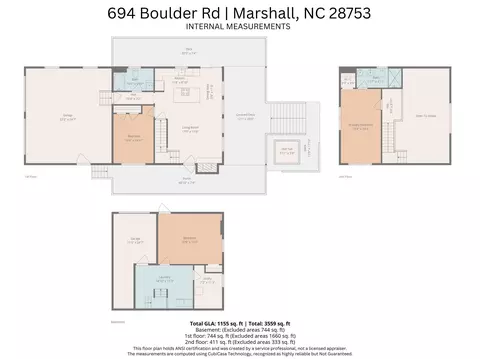 Floorplan - 694 Boulder Rd, Marshall, NC 28753 photo 1 of 1