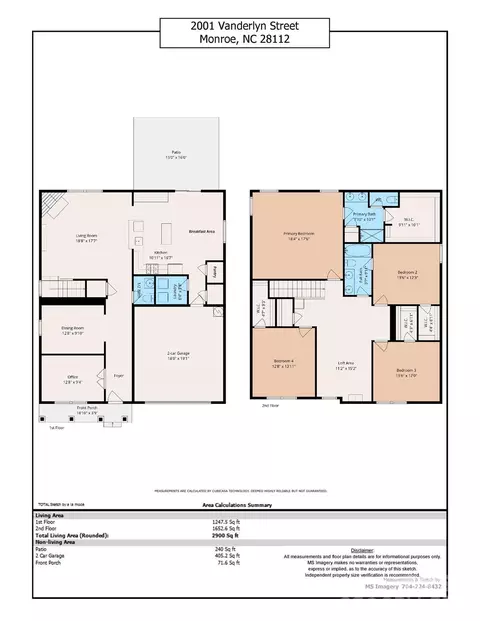 Floorplan - 2001 Vanderlyn St, Monroe, NC 28112 photo 1 of 1