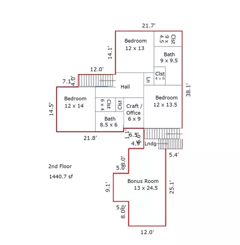 Floorplan - 7809 Oak Haven Ln, Stanley, NC 28164 photo 3 of 3