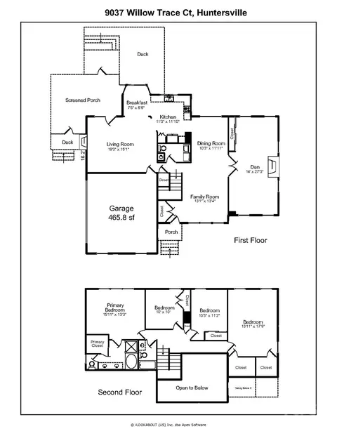 Floorplan - 9037 Willow Trace Ct, Huntersville, NC 28078 photo 1 of 1