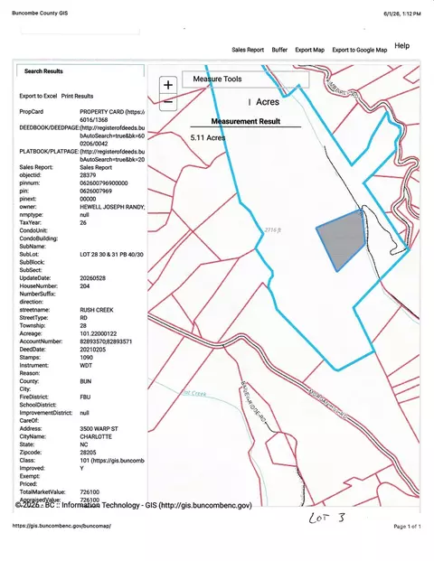 Rush Creek Road, Black Mountain, NC 28711