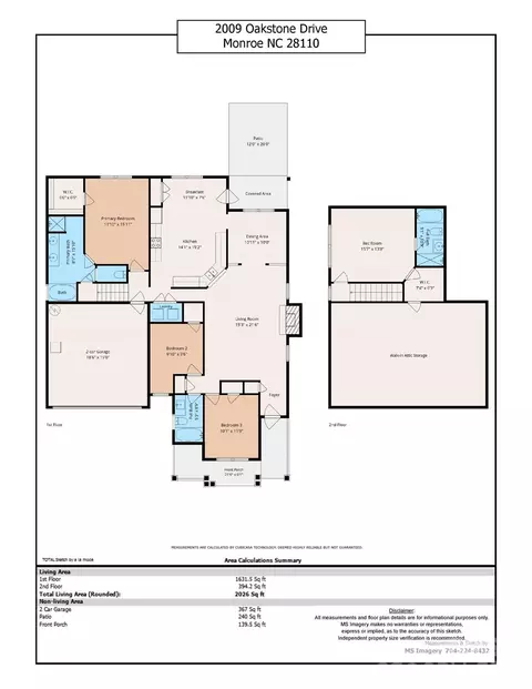 Floorplan - 2009 Oakstone Dr, Monroe, NC 28110 photo 1 of 1