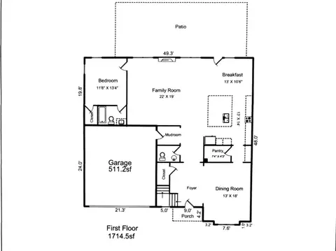 Floorplan - 1385 Cilantro Ct, Tega Cay, SC 29708 photo 1 of 2