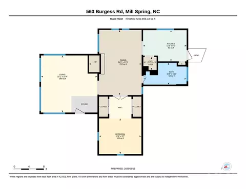 Floorplan - 563 Burgess Rd, Mill Spring, NC 28756 photo 1 of 1