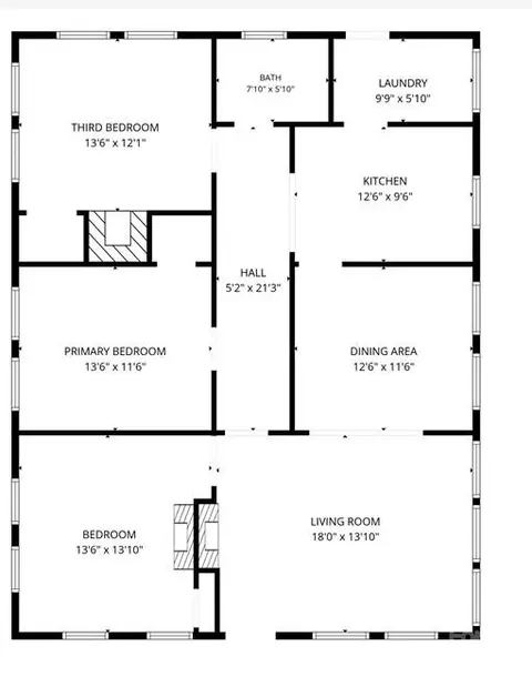 Floorplan - 144 E Park Rd, Ellenboro, NC 28040 photo 1 of 1