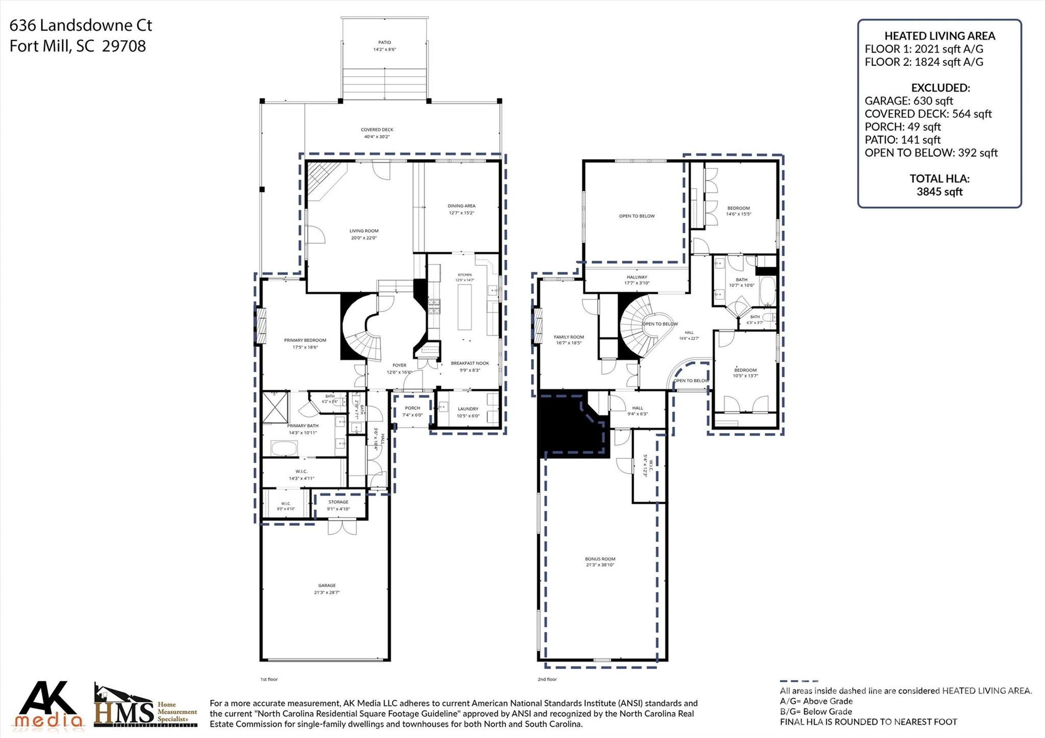 Floorplan - 636 Landsdowne Ct, Fort Mill, SC 29708 photo 1 of 1