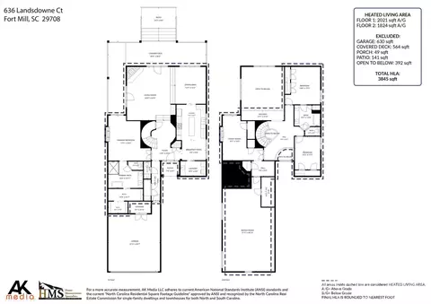 Floorplan - 636 Landsdowne Ct, Fort Mill, SC 29708 photo 1 of 1