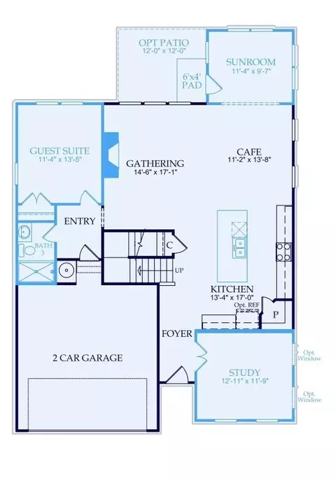 Floorplan - 964 Kinship Dr, Lancaster, SC 29720 photo 1 of 2