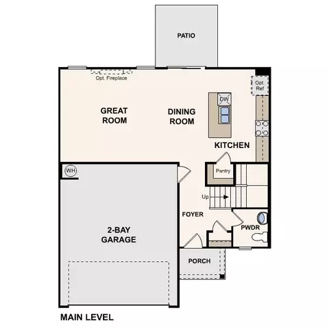 Floorplan - 2745 Blue Sky Meadows Dr, Monroe, NC 28110 photo 1 of 2