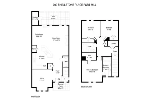 Floorplan - 700 Shellstone Pl, Fort Mill, SC 29708 photo 1 of 1